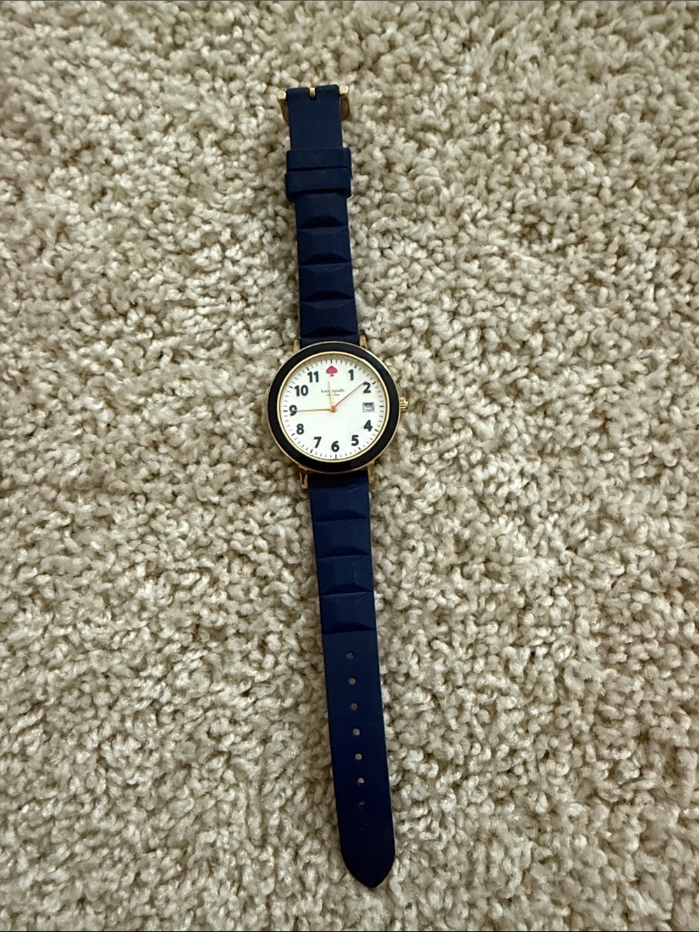 Kate Spade Navy Silicone Strap Analog Watch